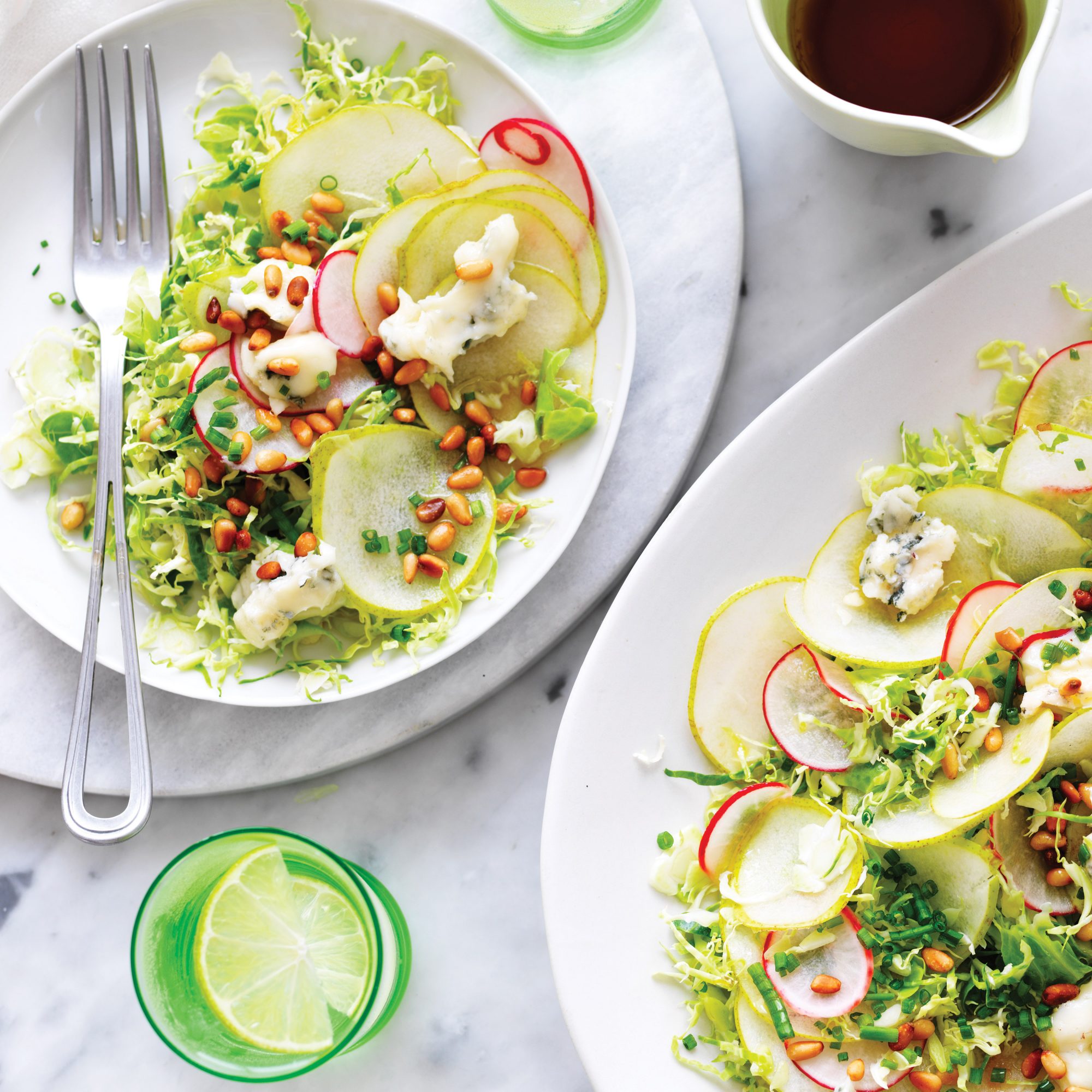 Pear and Brussel Sprout Slaw