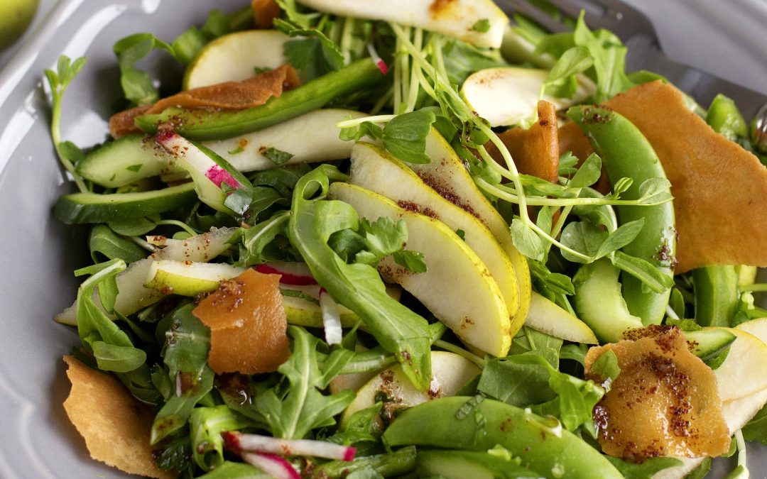 Pear Fattoush Salad