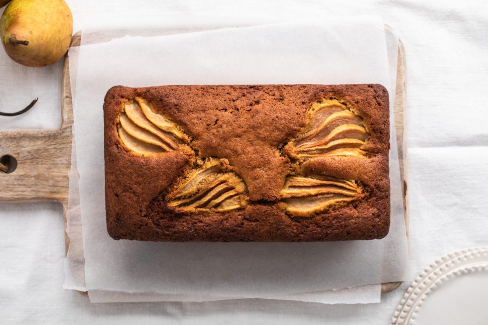 Gluten Free Pear Loaf with Beurre Bosc Pears Australian Pears